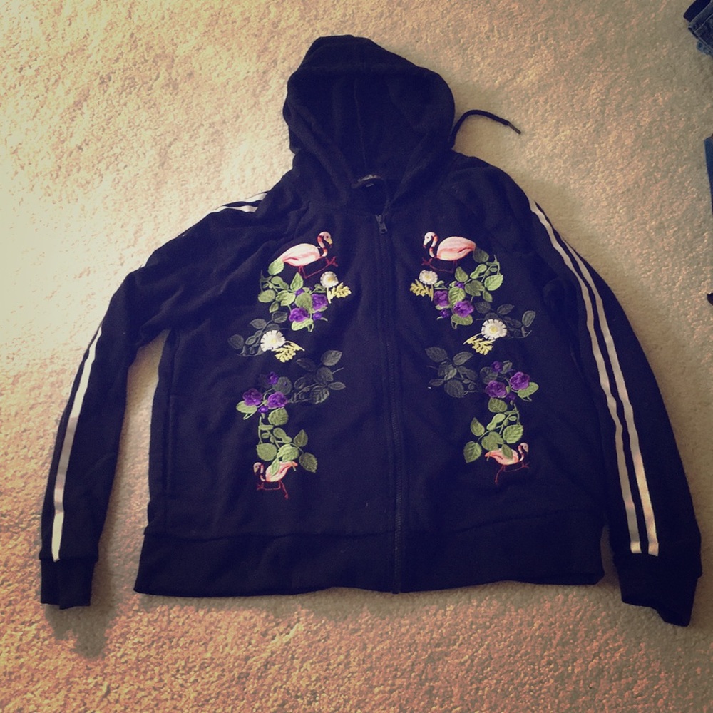 Oversized zip-up